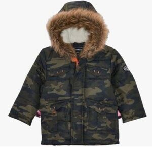 Rothschild & Co Rothschild Baby Boys Parka with Sherpa, Camo 12-18 months